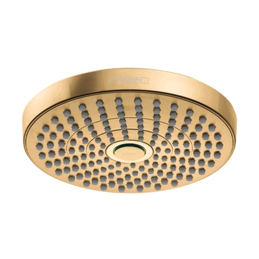 [HAN-04388250] Hansgrohe 04388250 Croma Select S 180 2-Jet Showerhead Brushed Gold Optic