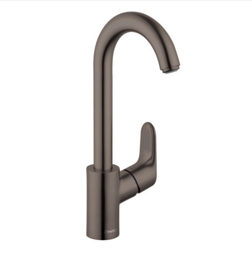 [HAN-04507341] Hansgrohe 04507341 Focus Bar Faucet 1.5 GPM Brushed Black Chrome