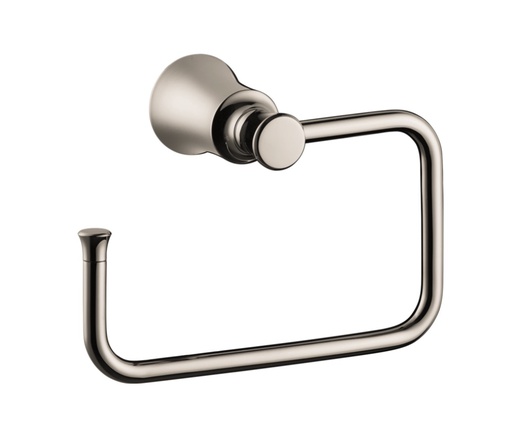 [HAN-04786830] Hansgrohe 04786830 Joleena Towel Ring Polished Nickel