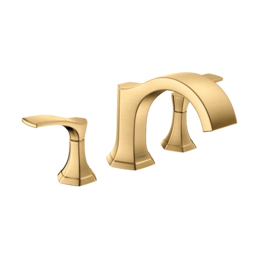 [HAN-04816250] Hansgrohe 04816250 Locarno 3-Hole Roman Tub Set Trim Brushed Gold Optic