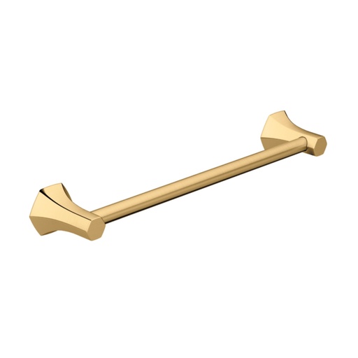 [HAN-04834250] Hansgrohe 04834250 Locarno 18" Towel Bar Brushed Gold Optic