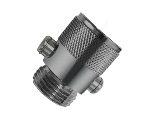 [HAN-04978330] Hansgrohe 04978330 Trickle Adaptor Polished Black Chrome
