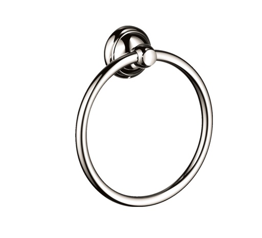[HAN-06095830] Hansgrohe 06095830 C Accessories Towel Ring Polished Nickel