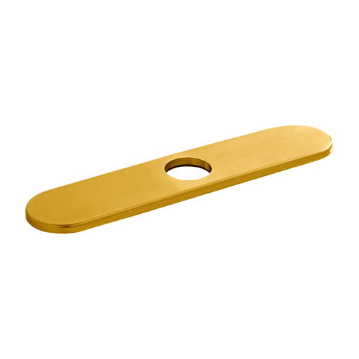 [HAN-14019251] Hansgrohe 14019251 10" Base Plate For Single Hole Kitchen Faucets Brushed Gold Optic