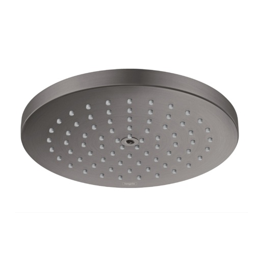 [HAN-26928341] Hansgrohe 26928341 Raindance S Showerhead 180 1-Jet PowderRain Brushed Black Chrome