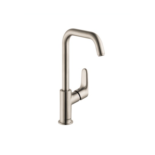 [HAN-31609821] Hansgrohe 31609821 Focus Single Hole Faucet 240 with Swivel Spout Brushed Nickel