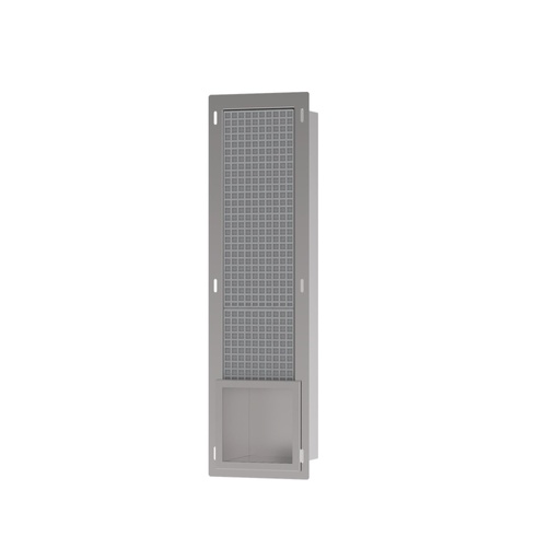 [HAN-56058800] Hansgrohe 56058800 Recessed Toilet Paper Holder With Storage Brushed Stainless Steel