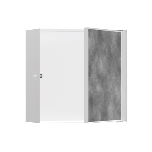 [HAN-56091700] Hansgrohe 56091700 Wall Niche With Tileable Door 12"X 12"X 5.5" Matte White