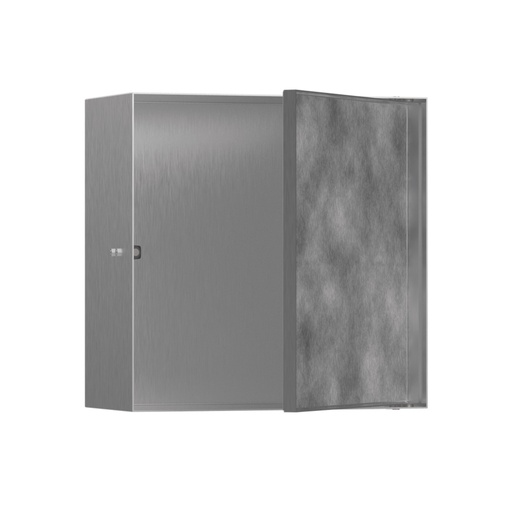 [HAN-56091800] Hansgrohe 56091800 Wall Niche With Tileable Door 12"X 12"X 5.5" Brushed Stainless Steel