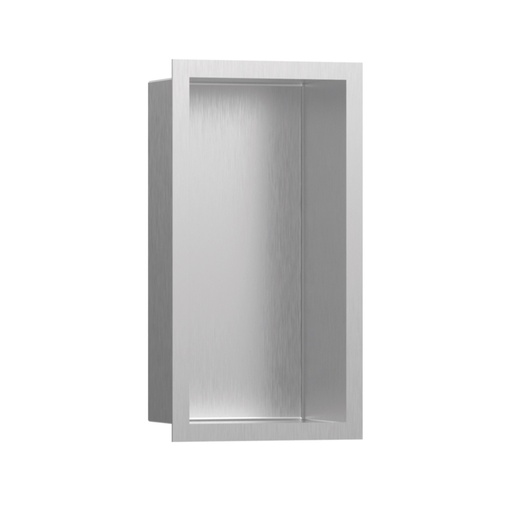 [HAN-56094800] Hansgrohe 56094800 Wall Niche Brushed Stainless Steel With Design Frame Brushed Stainless Steel