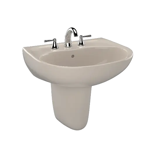 [TOTO-LHT241.8G#03] TOTO LHT241.8G#03 Supreme 8" Center Wall Mount Lavatory Bone
