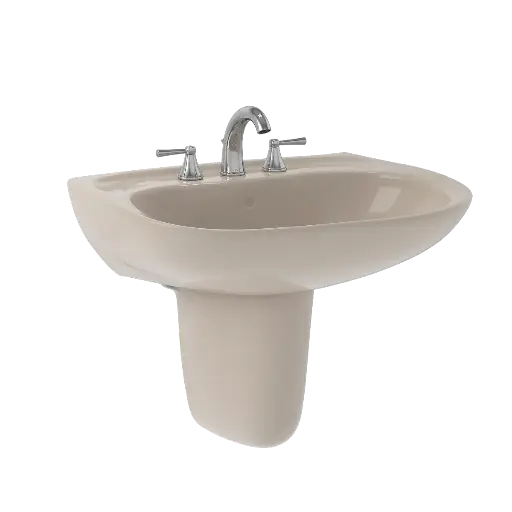 [TOTO-LHT242.8G#03] TOTO LHT242.8G#03 Prominence 8" Center Wall Mount Lavatory Bone