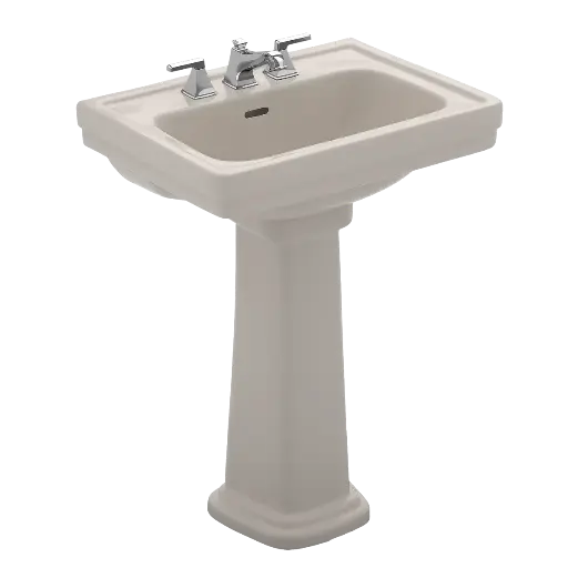 [TOTO-LPT532.8N#12] TOTO LPT532.8N#12 Promenade 8" Center Pedestal Lavatory Sedona Beige