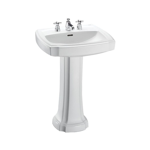 [TOTO-LPT972.8#01] TOTO LPT972.8#01 Guinevere 8" Center 24-3/8" Lav & Ped-Cotton