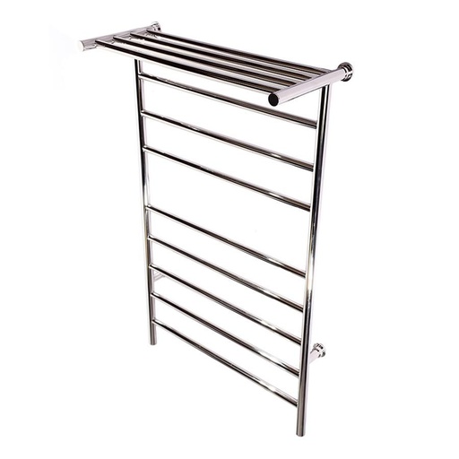 [ICO-K3023W] ICO K3023W Kontour 24"x40" Angle Electric Towel Warmer with Shelf Hardwired Chrome