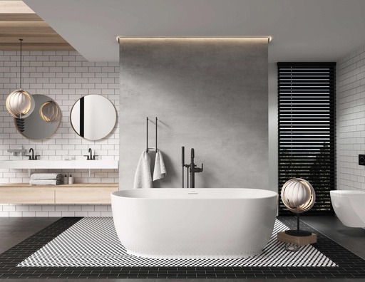 [MIR-CF1028] Mirolin CF1028 White Nuan Bath