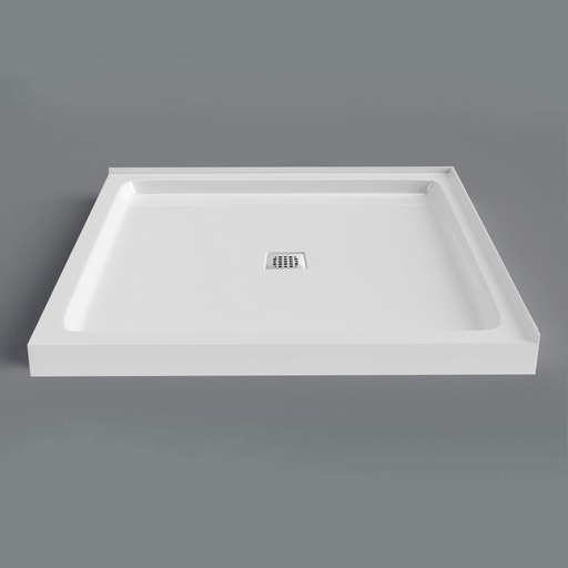 [MIR-SQD3636D1] Mirolin SQD3636D1 Strada 3636D Corner Shower Base White