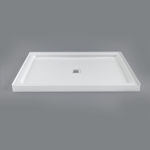 [MIR-SQD4836A1] Mirolin SQD4836A1 Strada 4836A Alcove Shower Base White