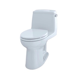 [TOTO-MS854114SLR#01] TOTO MS854114SL Ultramax One Piece Elongated Toilet Cotton Right Lever