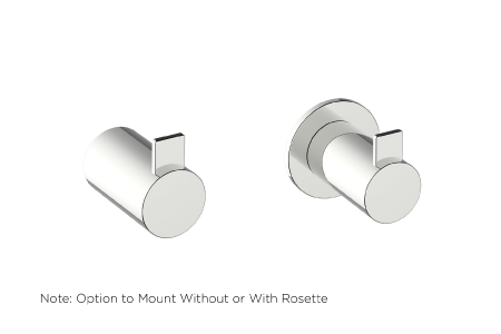 [KART-137134-68] Kartners 137134-68 PORTO Robe Hook Polished Nickel