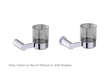 [KART-137660-22] Kartners 137660-22 PORTO Tumbler & Holder (WM CG) Brushed Gold