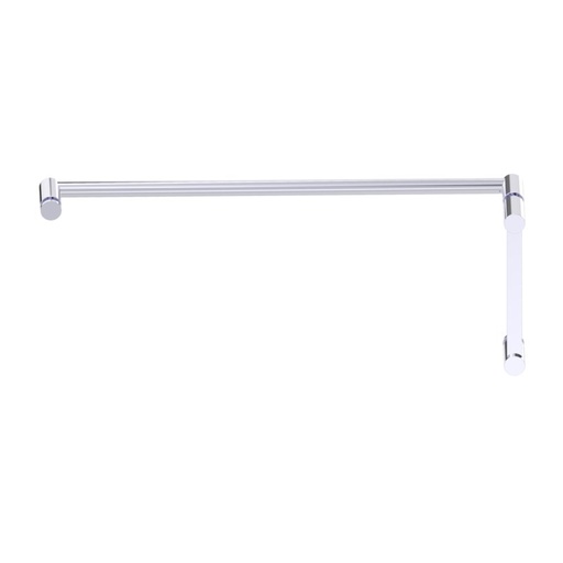 [KART-13770824-99] Kartners 13770824-99 Porto 8"x24" Offset Shower Door Handles Polished Chrome