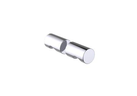 [KART-1377502-26] Kartners 1377502-26 PORTO Shower Door Handle double knob Matte White