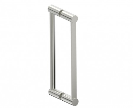 [KART-1377812-72] Kartners 1377812-72 PORTO 12" Double Glass Door Handle Polished Brass