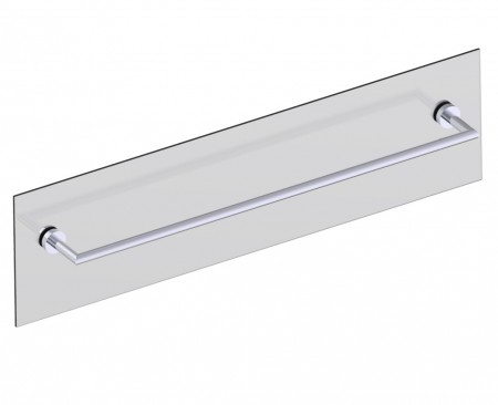 [KART-144300TG-65] Kartners 144300TG-65 OSLO Towel Bar 30" Through Glass Brushed Copper