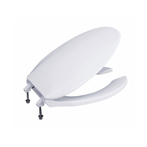 [TOTO-SC134#01] TOTO SC134 Commercial Toilet Open-Front Seat with Cover Cotton White