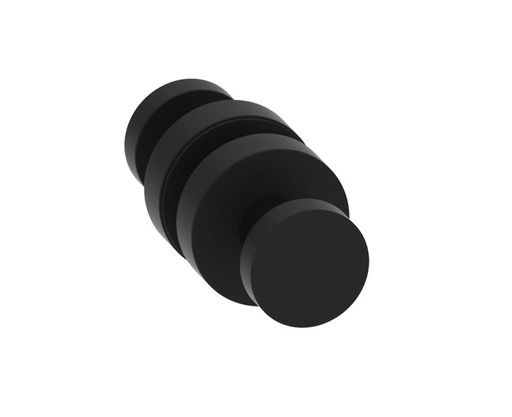 [KART-1447502-48] Kartners 1447502-48 OSLO Shower Door Handle double knob Matte Black