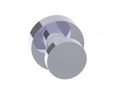 [KART-1447503-99] Kartners 1447503-99 OSLO Shower Door Handle single knob Polished Chrome