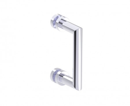 [KART-1447506-68] Kartners 1447506-68 OSLO 6" Shower Door Handle Polished Nickel
