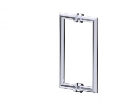 [KART-1447812-99] Kartners 1447812-99 OSLO 12" Double Shower Door Handle Polished Chrome