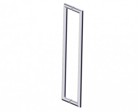 [KART-1887818-26] Kartners 1887818-26 SEVILLE 18" Double Shower Door Handle- -Matte White