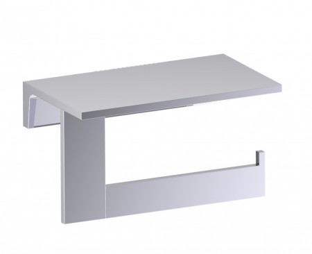 [KART-232159-1-26] Kartners 232159-1-26 BERLIN Shelf w/ Tissue Holder Matte White