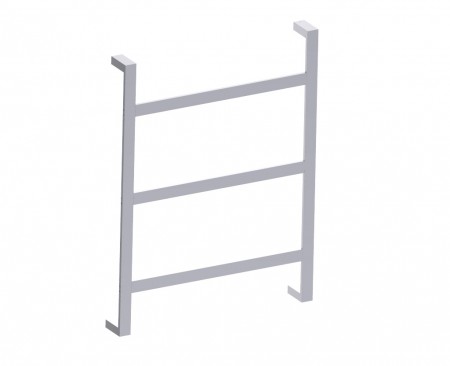 [KART-232455-48] Kartners 232455-48 BERLIN Towel Ladder 24"- Matte Black