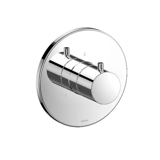[TOTO-TBV01104U#CP] TOTO TBV01104U#CP Three Way Round Diverter Trim Polished Chrome