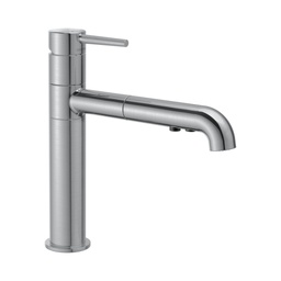 [DEL-4159-AR-DST] Delta 4159 Trinsic Single Handle Pull Out Kitchen Faucet Arctic Stainless
