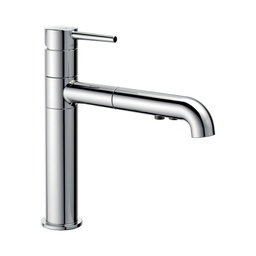 [DEL-4159-DST] Delta 4159 Trinsic Single Handle Pull Out Kitchen Faucet Chrome