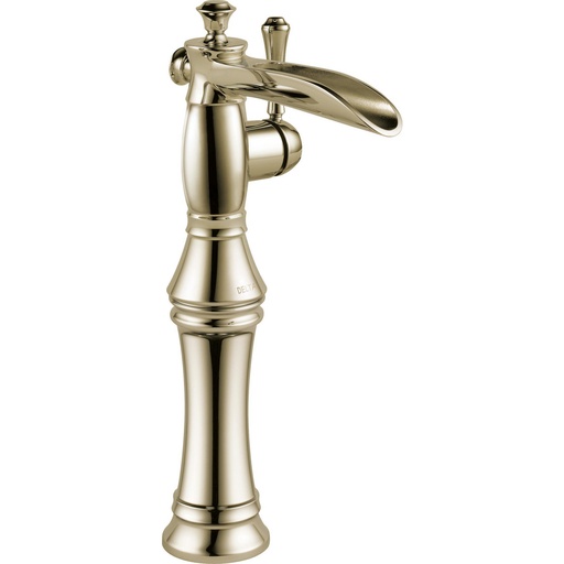 [DEL-798LF-PN] Delta 798LF Cassidy Single Handle Channel Vessel Bathroom Faucet Polished Nickel