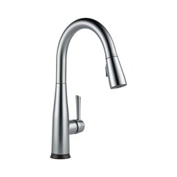 [DEL-9113T-AR-DST] Delta 9113T Essa Single Handle Pull Down Kitchen Faucet Touch2O Arctic Stainless