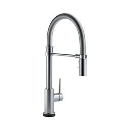 [DEL-9659T-AR-DST] Delta 9659T Trinsic Pro Single Handle Pull Down Kitchen Faucet With Touch2O Arctic Stainless