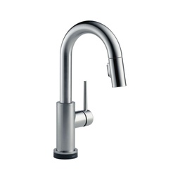 [DEL-9959T-AR-DST] Delta 9959T Trinsic Single Handle Pull Down Bar Prep Faucet With Touch2O Arctic Stainless
