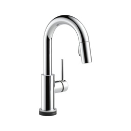 [DEL-9959T-DST] Delta 9959T Trinsic Single Handle Pull Down Bar Prep Faucet With Touch2O Chrome