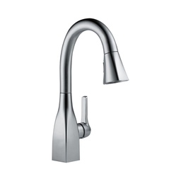 [DEL-9983-AR-DST] Delta 9983 Mateo Single Handle Pull Down Bar Prep Faucet Arctic Stainless