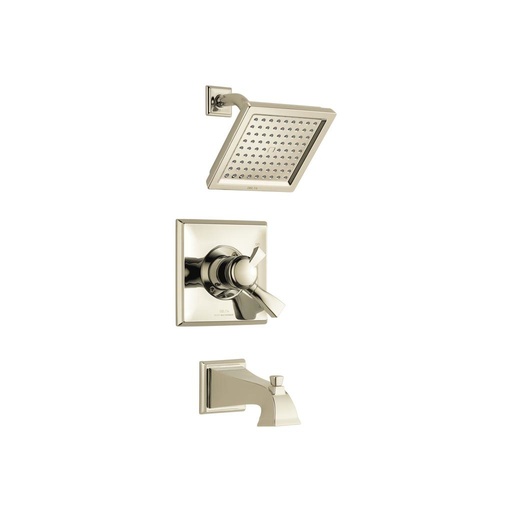 [DEL-T17451-PN-WE] Delta T17451 Dryden Monitor 17 Series Tub And Shower Trim Polished Nickel
