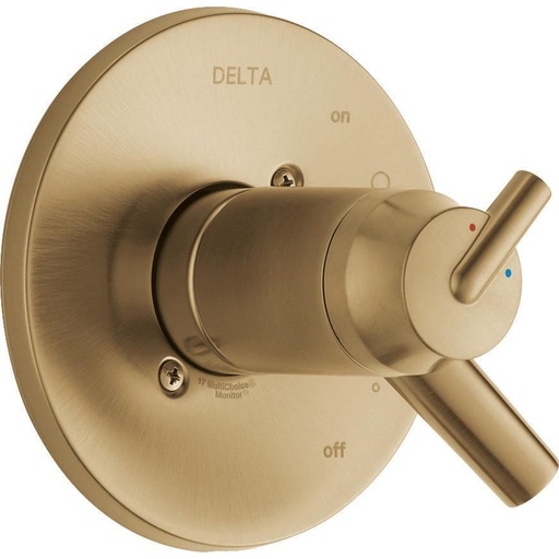 [DEL-T17T059-CZ] Delta T17T059 Trinsic Thermostatic Valve Only Trim Champagne Bronze