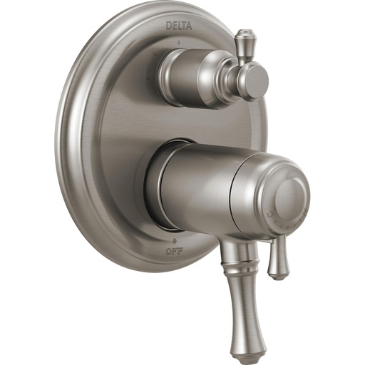 [DEL-T27T897-SS] Delta T27T897 MonitorR Tempassure R 17T Series Valve With 3 Setting Diverter Stainless