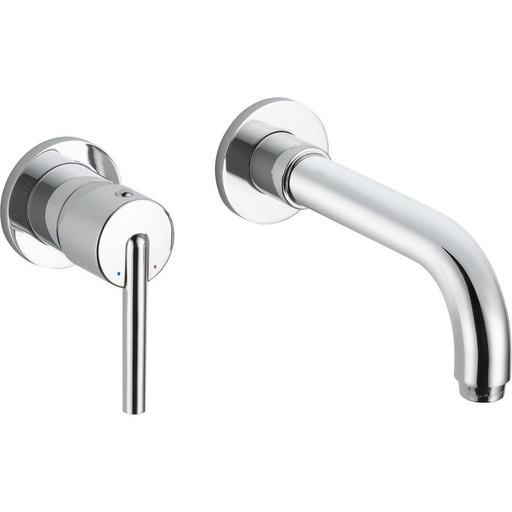 [DEL-T3559LF-WL] Delta T3559LF Trinsic Single Handle Wall Mount Bathroom Faucet Trim Chrome